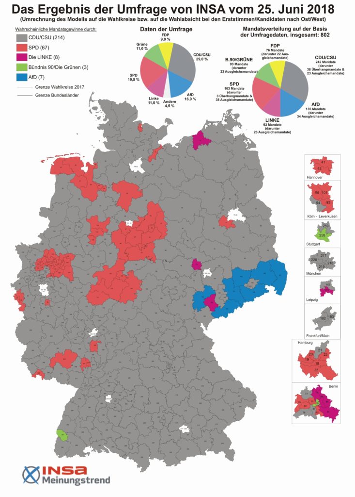 Bundestagswahlkreise 25.6.2018